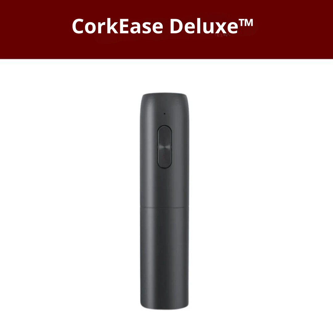 CorkEase Deluxe™ - Uw oplaadbare wijnopener met accessoires