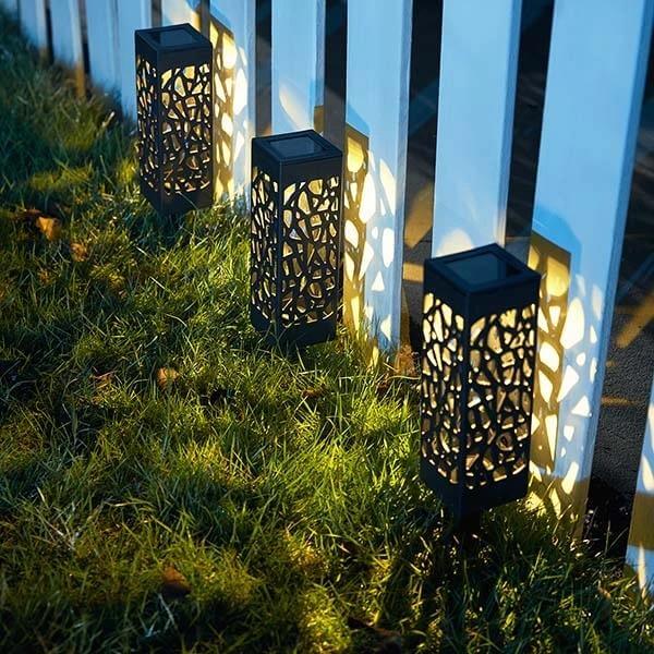 Zonne-aangedreven Vintage Tuin Lamp