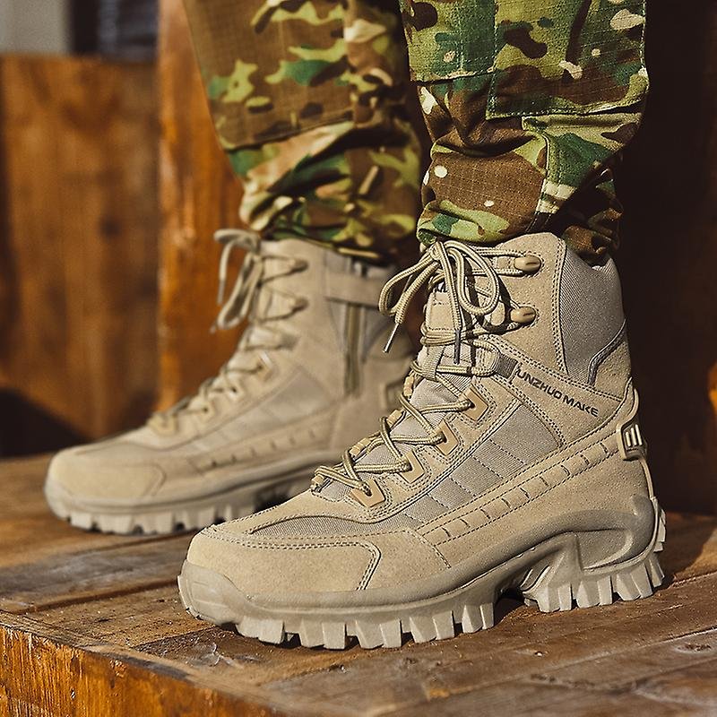 Wasserdichte Militär-Outdoor-Stiefel für Herren mit Schlagschutz